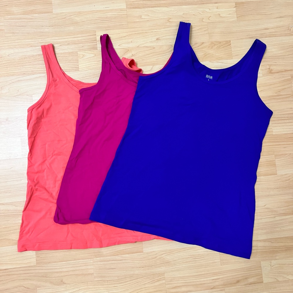 3 womens tanks